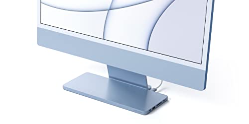 SATECHI USB C Slim Dock für 24" iMac mit werkzeuglosem Gehäuse für M.2 PCIe NVMe und SATA SSDs – USB C Data Port, USB A, 2 USB 2.0, Micro/SD Kartenleser