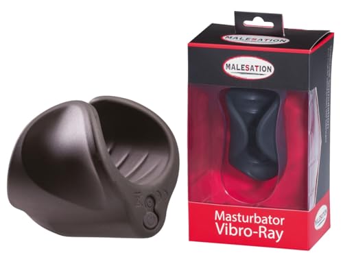 Malesation Vibro-Ray: Masturbator, schwarz