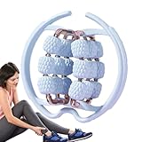Rundes Design-Muskelmassagegerät, entspannendes Beinmassagegerät, Massagegerät, Beinroller-Massagegerät, Muskelroller-Massagegerät für Nacken, Oberschenkel, Hüfte, Schulter, Arm, Rücken und Taille