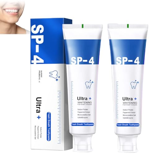 Sp4 Probiotische Zahnaufhellungs-Zahnpasta, Zahnpasta für frischen Atem, Sp4 Zahnaufhellungspaste, Sp4 Tiefenreinigende Zahnpasta