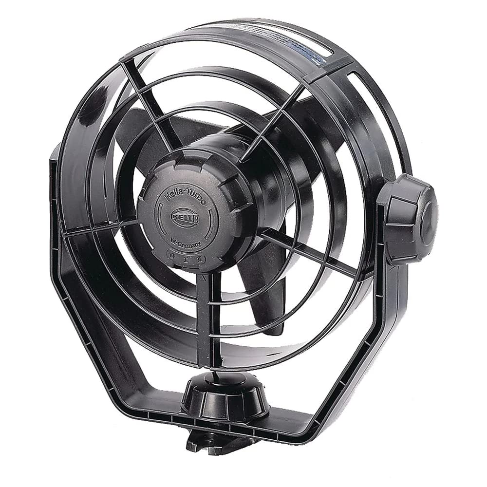 HELLA - Ventilator - Turbo - 24V - 6.5W - schwarz - Kabel: 1400mm - 8EV 003 361-012
