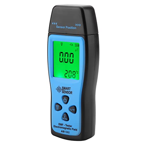 Elektromagnetisches Radiometer mit EMF-Messgerät, Mini-Handdetektor für Elektromagnetische Strahlung mit LCD-Hintergrundbeleuchtung