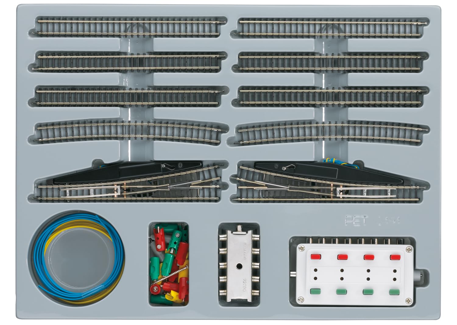Märklin - 8191 Spur Z - Starter Set Erweiterung - Gleissystem Erweiterung - Detaillierte Ausführung - Ideal für Modellbahnliebhaber - Maßstab 1:220