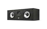 Polk Audio Monitor XT30 Center Lautsprecher, Hi-Res Zertifiziert, kompatibel mit Dolby Atmos und DTS:X (Stück), Schwarz