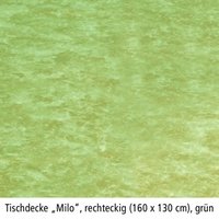 BEST 09840690 Tischdecke eckig 160 x 130 cm, grün