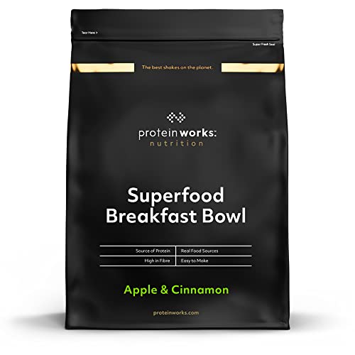 Superfood Breakfast Bowl | Apple & Cinnamon | Proteinreich | Protein Works | 1.2kg