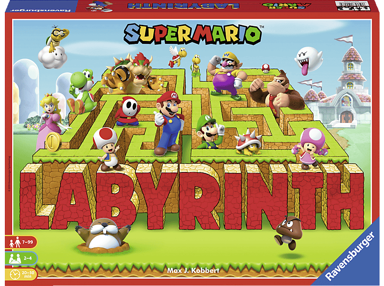 RAVENSBURGER Super Mario Labyrinth Gesellschaftsspiele Mehrfarbig