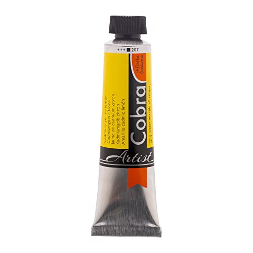 Cobra Artists' Watermixable Oils - Cadmium Yellow Lemon - 40ml tube (S4) (070)