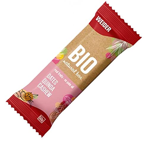 Weider Bio Natural Bar Dill Quinoa-Anacardo 20u, Standard, One