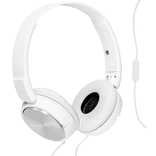 Sony MDR-ZX310AP Kopfhörer On Ear Headset, Faltbar Weiß