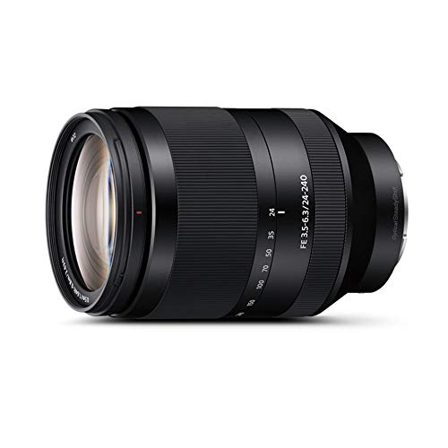 Sony SEL-24240 Weitwinkel-Zoom Objektiv (24-240 mm, F3.5-6.3, OSS, Vollformat, geeignet für A7, A6000, A5100, A5000 und Nex Serien, E-Mount) schwarz