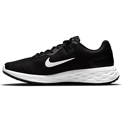 Nike Herren Revolution 6 Laufschuh, Black/White-Dk Smoke Grey-Cool, 47.5 EU