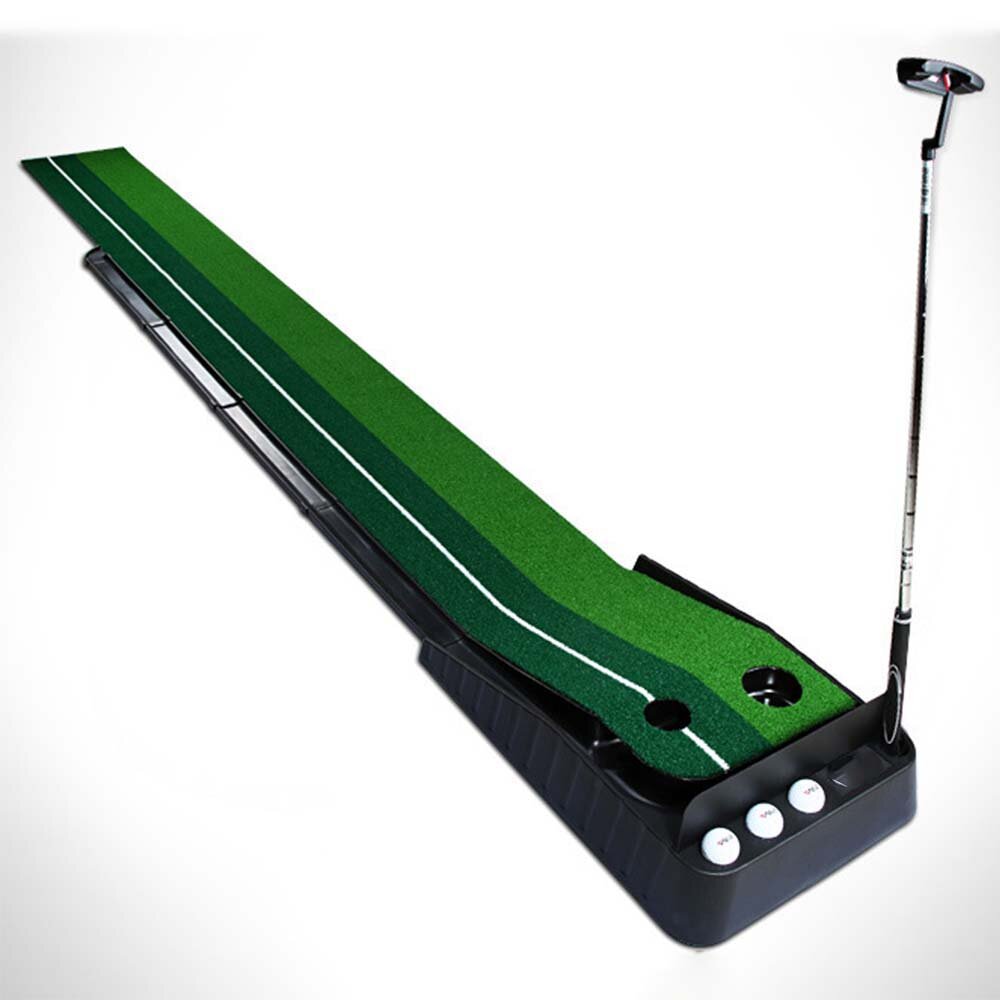 Golf-Putting-Trainer mit automatischer Ballrückgabefunktion Indooder-Outdooder-Golf-Putting-Matte Golf-Übungsgeräte