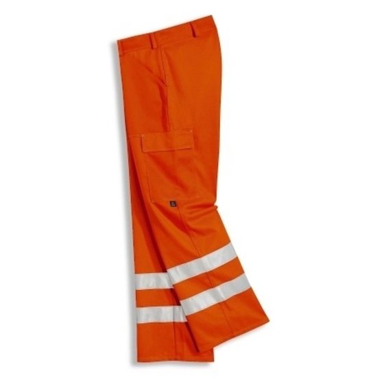 Uvex Protection Flash 8894 Herren-Arbeitshose - Orange Warnschutz-Cargohose 50