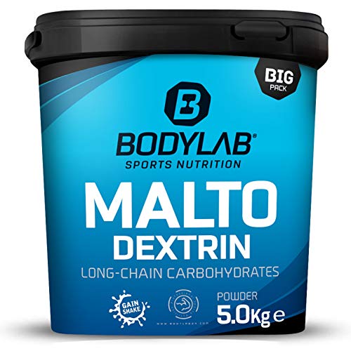 Bodylab24 Maltodextrin 5000g / 100% Maltodextrin in bester Qualität/hoch effizienter Energielieferant/zur Nutzung vor, während und nach dem Training/ideal als Zusatz zu Proteinshakes