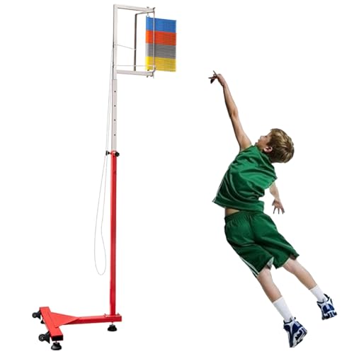 ELIKBH Vertikales Sprungtrainer-Höhenmesswerkzeug, einfach zu installierendes vertikales Sprungtestgerät, Sprungteststab-Werkzeug (Color : 5.5-11.8ft)