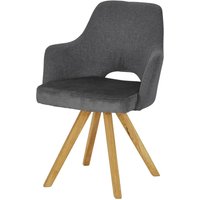Woodford Sessel Moreda - grau - 58 cm - 82 cm - 60 cm - Stühle > Esszimmerstühle - Möbel Kraft