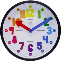NeXtime 7357 Geräuschlose Uhren Kinderwanduhren