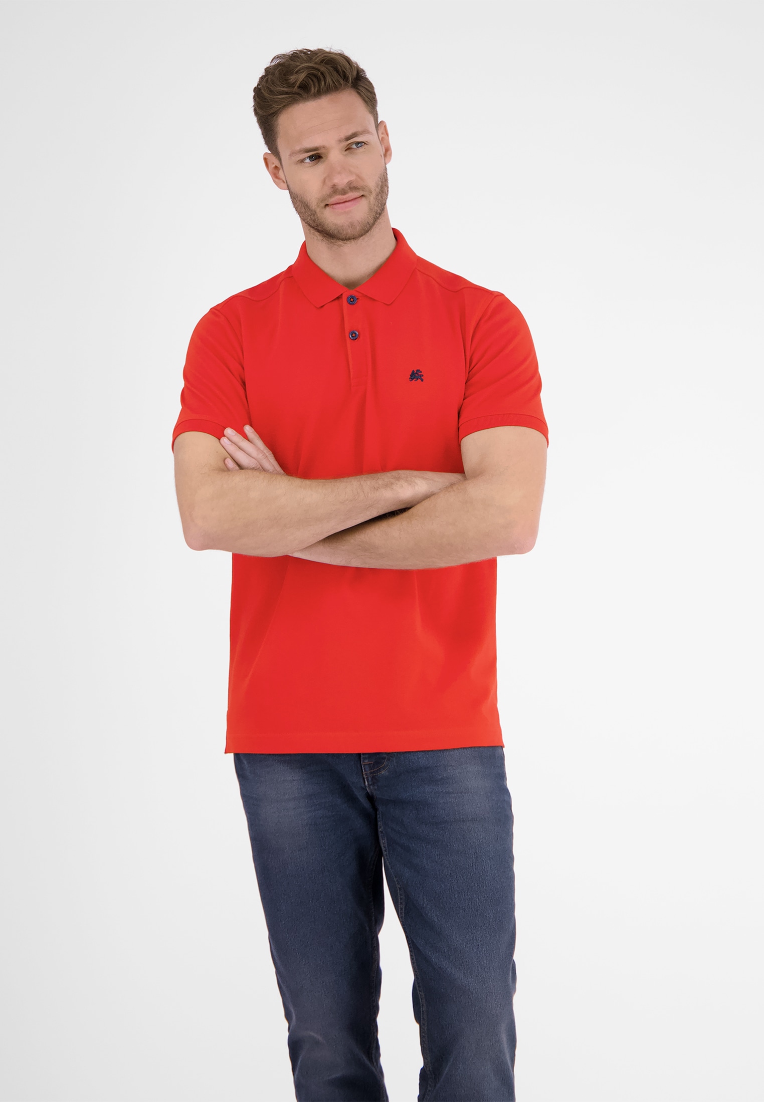 LERROS Poloshirt "LERROS Basic Polo-Shirt in vielen Farben"