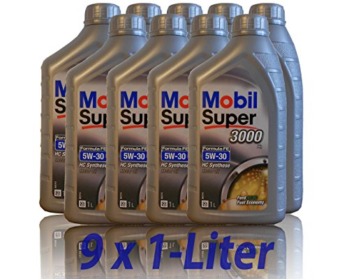 MOBIL Super 3000 FE 5W-30, 9x1 Liter