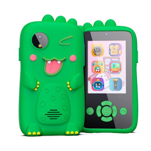 Adicop Pretend Smartphone für Kinder Kinderkamera für 3–8 Jahren,Weihnachten, Geburtstagsgeschenk für Mädchen&Jungen im Alter von Jahren, Rollenspiel-Handy Kamera mit 32 GB SD-Karte