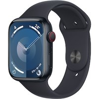 Apple Watch Series 9 LTE 45mm Aluminium Mitternacht Sportarmband Mitternacht M/L