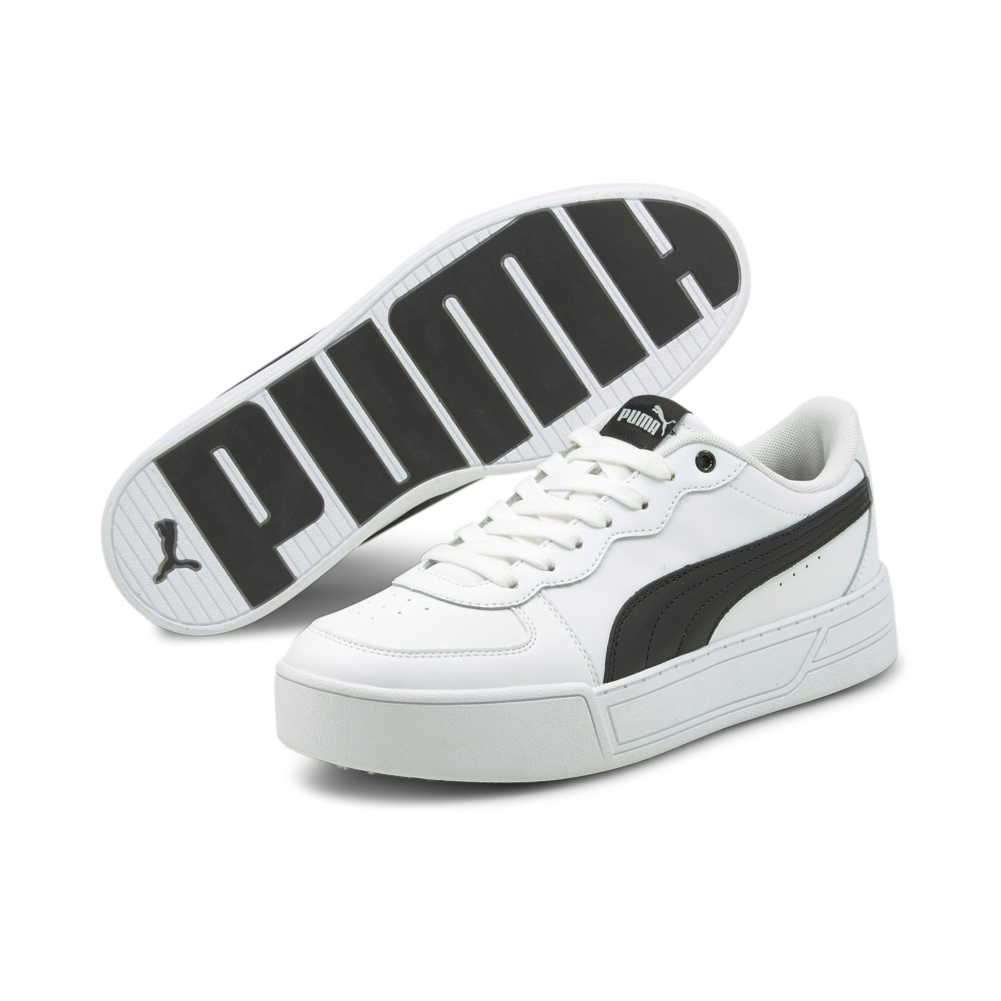 PUMA Damen Skye Sneaker, Weiß Schwarz, 40 EU