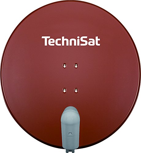 TechniSat satman 850 plus mit unysat-universal-twin-lnb, smiley-gelb (sat-antenne 85 cm mit twin-lnb)