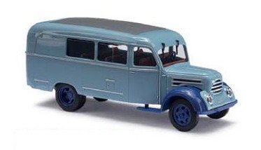 BUSCH 51851 H0 Robur Garant K 30 Kombiwagen, blau