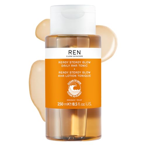 Face by REN Clean Skincare Ready Steady Glow Daily AHA Tonic / 8.5 fl.oz. 250ml