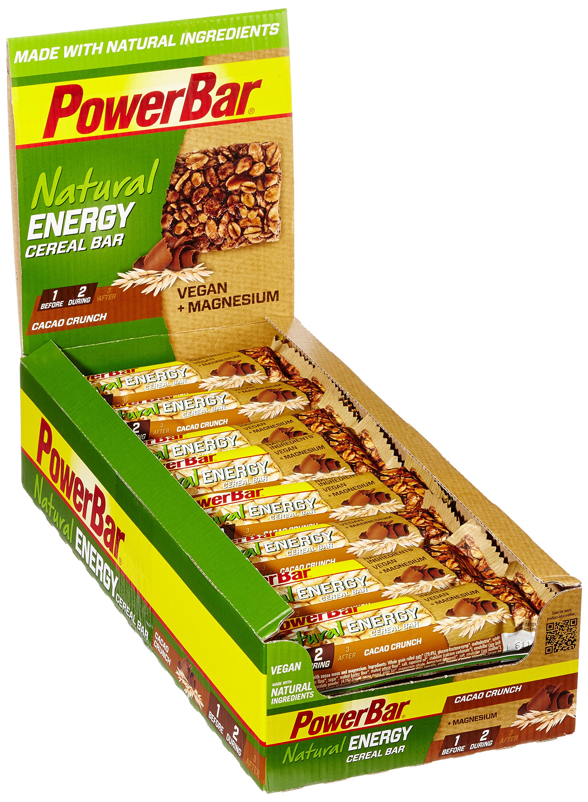 PowerBar Natural Energy Cereal Cacao Crunch 24 Stück, (24 x 40 g)