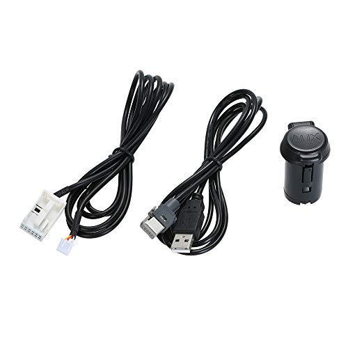 AUX USB Switch Panel USB AUX Audio Kabel Adapter für RD43 RD45 Peugeot 307 407 308 408 508 3008