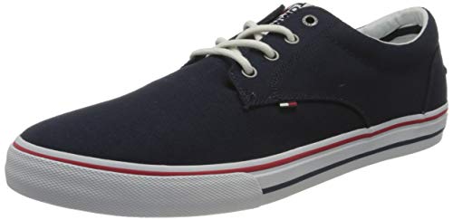 Tommy Hilfiger Herren Textile Sneaker, Blau (006 / INK), 40 EU