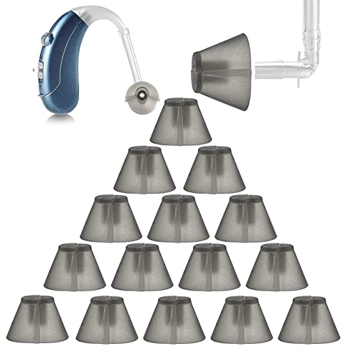 MEDca Hörgeräte-Standardhörer Tulip Domes kompatibel mit GN Resound Sure Fit – 20 Stück universelle unsichtbare Ersatz-Ohrmuscheln für HdO-PSAP-Hörverstärker und Open-Fit-Modelle