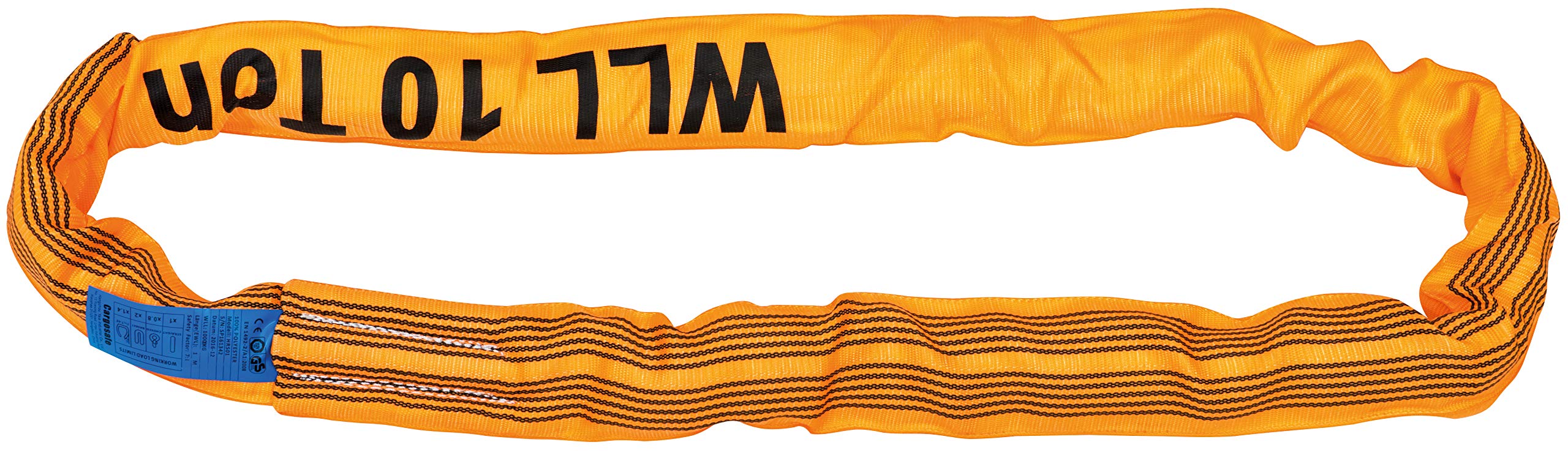 PETEX 47210635 Rundschlinge WLL 10.000 kg, Länge 6 m, Umfang 12 m, Orange