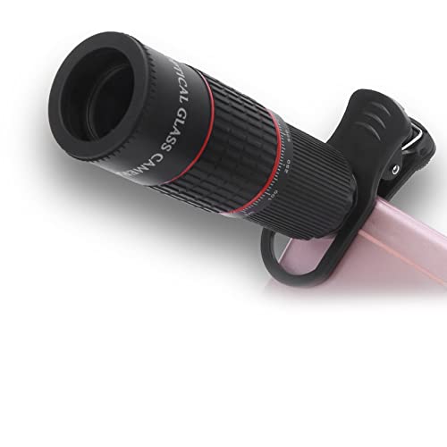 Bindpo Handy-Teleobjektiv, 20-fache Vergrößerung HD Optisches Glasobjektiv Externes Teleskop für Vogelbeobachtung, Konzert, Match