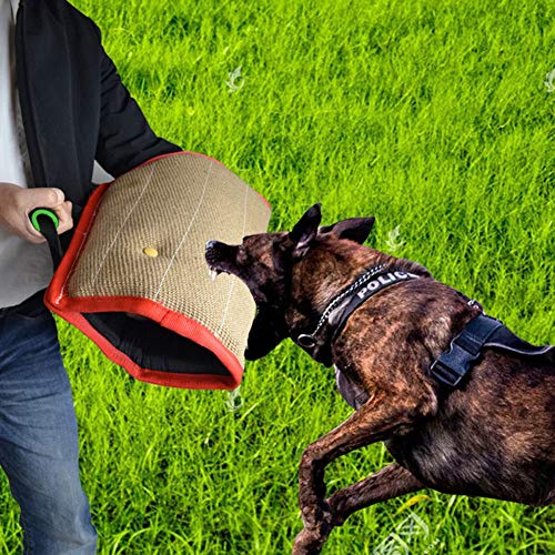 Hjinyu Hunde Trainings Ausrüstung Schutzhülle Armschutz Schutzarm Extern Bissmanschette Hundeausbildung Hundetraining Bisstraining Beißschutz für Hunde