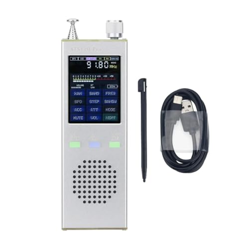 LIVASH ATS120-Pro V4.1X Offiziell Lizenzierter SI4732 FM SSB Vollband-RadioempfäNger-Digitaldecoder mit Registrierungscode