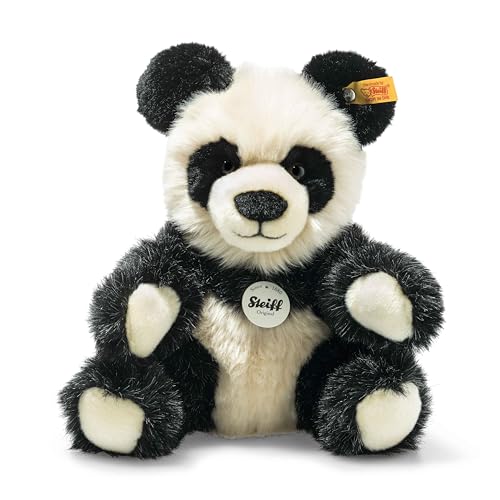 Steiff 60021 Manschli Panda-24 cm-Kuscheltier für Kinder – kuschelig & weich-waschbar – schwarz/weiß (060021)