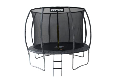 KETTLER Outdoor Trampolin Jump – rundes Gartentrampolin mit Sicherheitsnetz Fitness Trampolin – 305 cm Ø