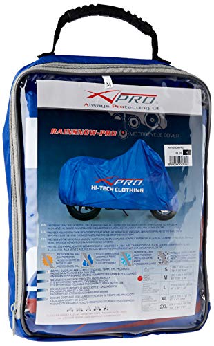 A-Pro Waterproof Rain Cover Protection Motorcycle Motorbike Scooter Bike Blue M