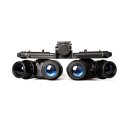 BUCKIT Nachtsichtbrille, GPNVG18 Binokulares Nachtsichtgerät mit vier Röhren, Cosplay Requisite für Outdoor Enthusiasten (Schwarz)