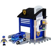 BRIO World 33813 - Polizeistation mit Einsatzfahrzeug
