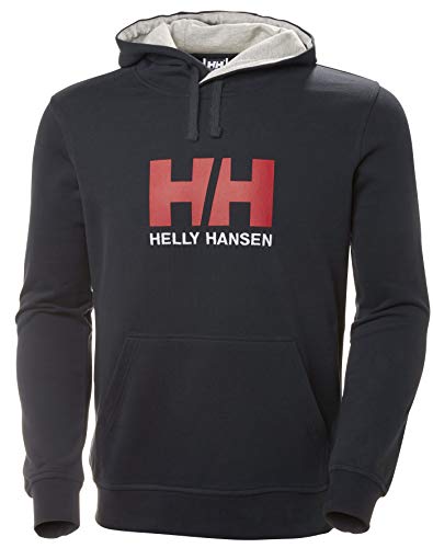 Helly Hansen LOGO HOODIE - Kapuzenpullover mit Tasche und Logo auf der Brust - Bequemer Pullover aus weicher Baumwolle für Herren