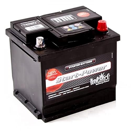 intAct Start-Power 54459GUG Starterbatterie 12V 44Ah, 400A (EN) Kaltstartstrom, zuverlässige und wartungsarme Batterie mit erhöhtem Auslaufschutz