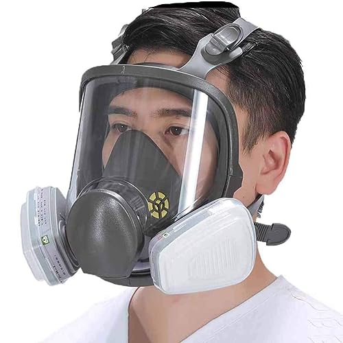 zingking Wiederverwendbare Atemschutzmaske für Malerei, Partikel, Chemikalien, Maschinenpolieren, Schweißen und andere Arbeitsschutz