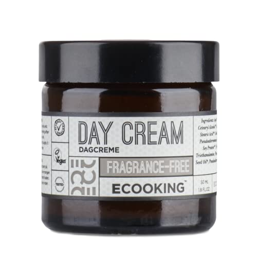 Ecooking Fragrance-Free Day Cream 50ml - Face Cream for Nourishment & Moisture - Gentle Moisturizing Cream for Daily Use - Great for All Skin Types - Hydrate and Revitalize Your Skin