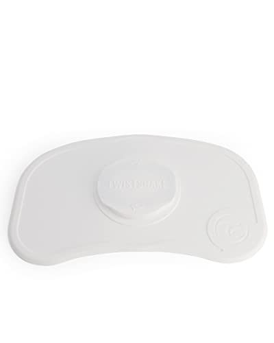 Twistshake Click Mat Mini rutschfest Unterlage aus Silikon für Babys, 31 x 17 cm, BPA Frei, weiß