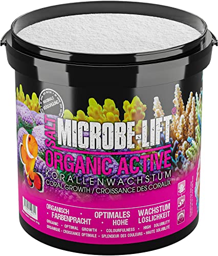 MICROBE-LIFT Organic Active - Meersalz für farbenprächtige Korallen und verbessertes Wachstum, 10 kg