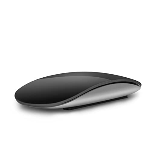 Kabellose Maus Bluetooth 5.0 Mäuse, Arc Touch Mäuse Silent Multi Ultradünne Magic Mouse für Laptop pad Mac PC MacBook (kein USB-Empfänger) (Schwarz)